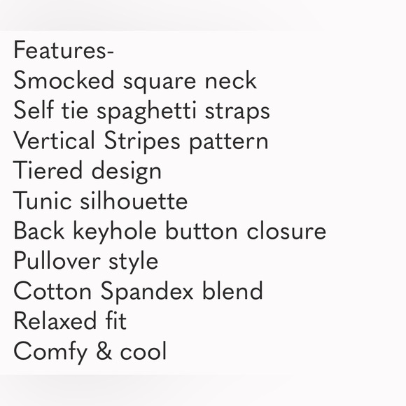 ANTHROPOLOGIE-MAEVE || Stripe Cotton Tunic Top. Sz. - Picture 14 of 15